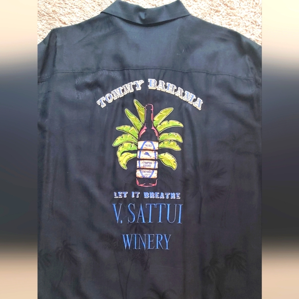 Men's Shirt Tommy Bahamas, XXL, Black